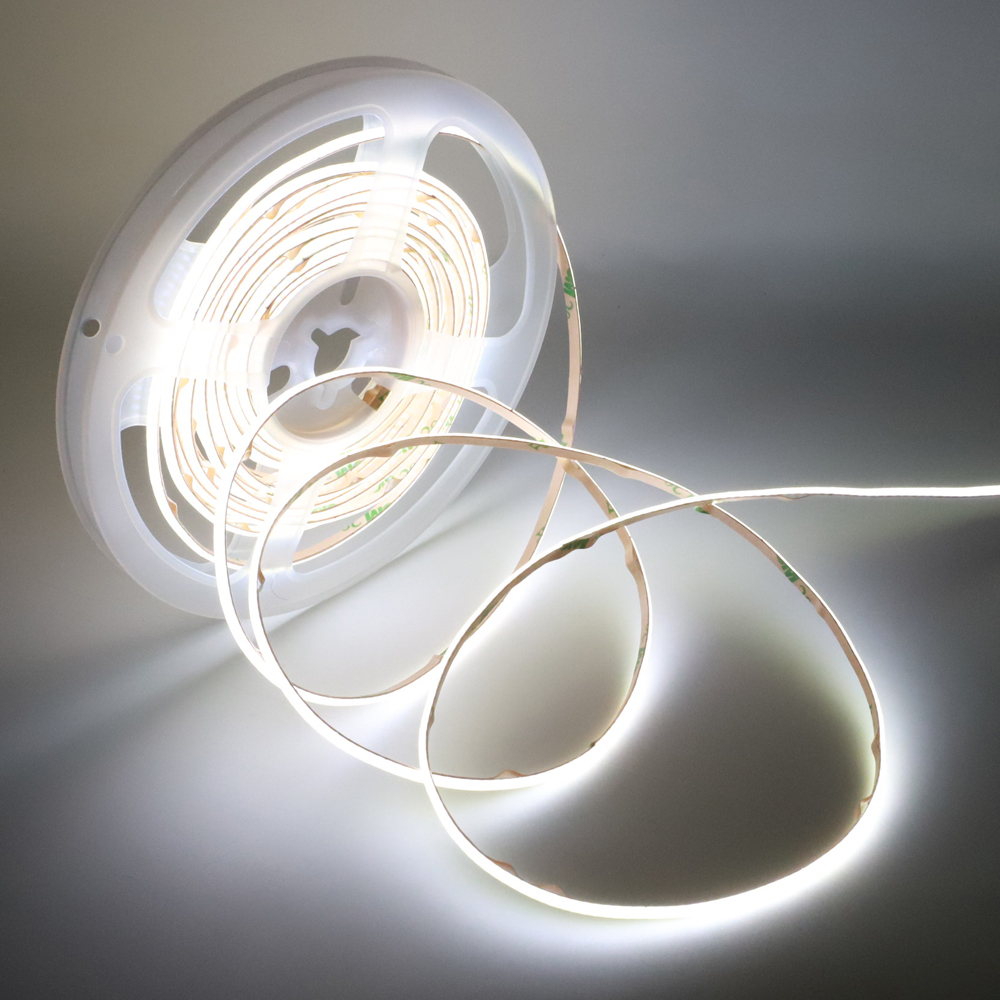 Wholesale Price Flexible 480Led 4MM 5/12v/24V 6500K Blue red pink green purple colorful COB Led Light